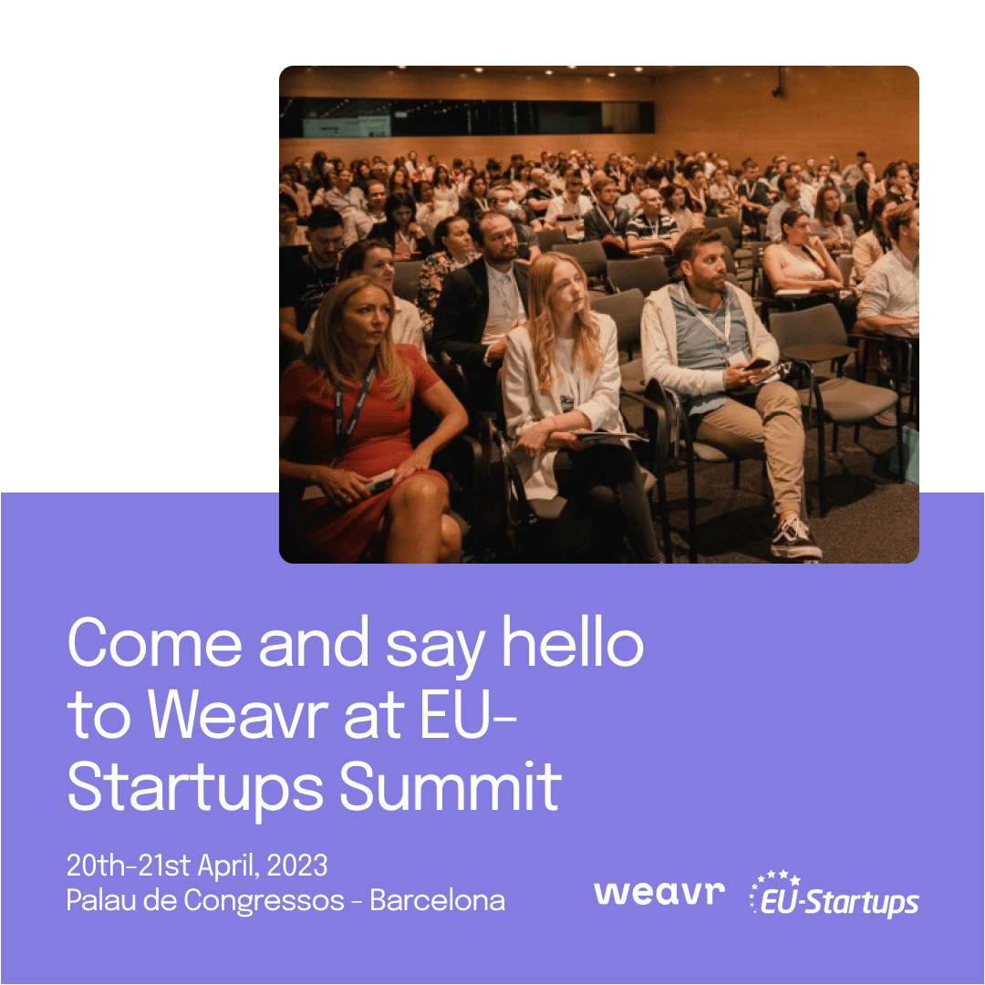 Meet Weavr at EU Startups 2023